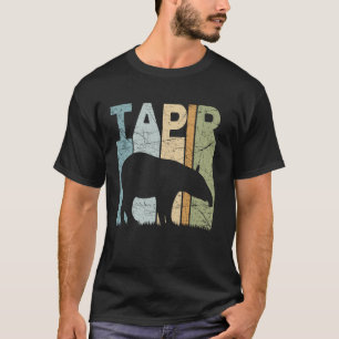 Camiseta Tapir Amante de os animais Vintage Tapir