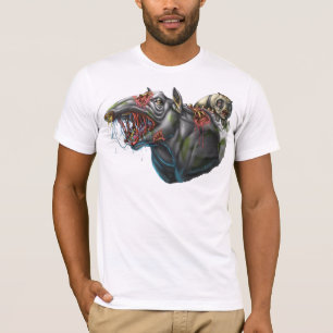 Camiseta Tapir e panda do zombi