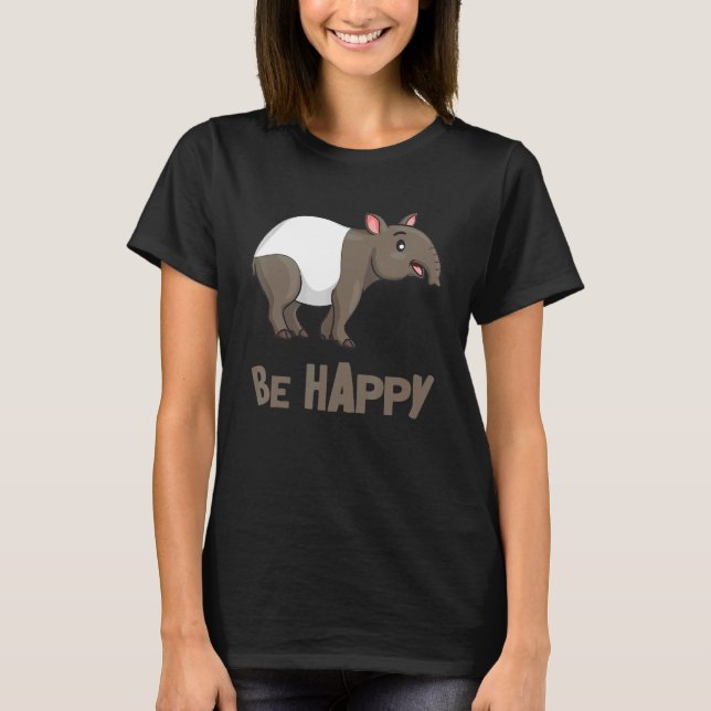 Camiseta Tapir Tapire Flatlandtapir Bergtapir Men Women Chi (Frente)