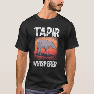 Camiseta Tapir Whisperer Mammal Da América Do Sul