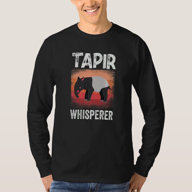 Camiseta Tapir Whisperer Mammal From South America Wildlife (Frente)