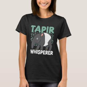 Camiseta Tapir Whisperer Wildlife Animal Zookeeper Tapir