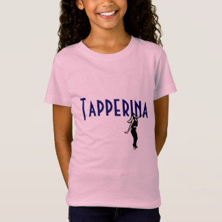 Camiseta Tapperina bordou o t-shirt (azul)