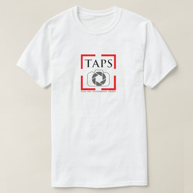 Camiseta TAPS Tulsa Área da Sociedade Fotográfica T-Shirt (Frente do Design)