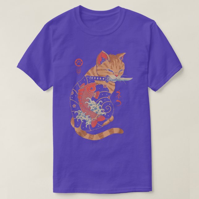 Camiseta Tarado De Gato Engraçado De Carpa  (Frente do Design)