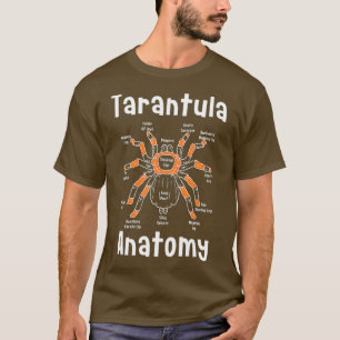 Camiseta Tarantula Anatomia Aranha Engraçada