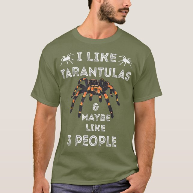 Camiseta Tarantula Funny Spider Lover Tarantula Arachnids (Frente)