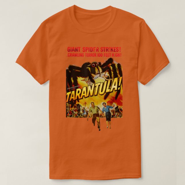 Camiseta Tarantula! Halloween do filme de aranha de horror (Frente do Design)