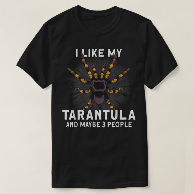 Camiseta Tarantula Spider Keeper Tarantula Pet-Aranha-do-ma (Frente do Design)