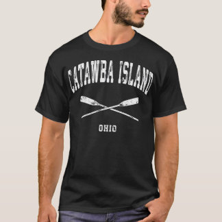 Camiseta Tarares Náuticos Cruzados Da Ilha Catawba Ohio Vin