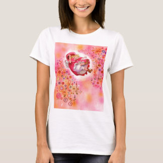 Camiseta Tarde feliz das flores das alegrias simples pouco