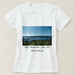 Camiseta Tarde na montanha azul