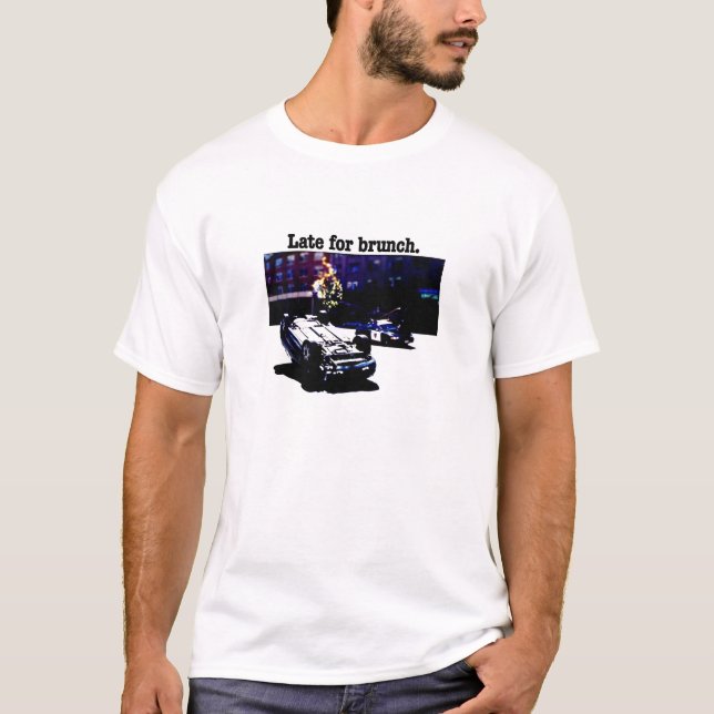 Camiseta Tarde para a refeição matinal (versão clara) (Frente)