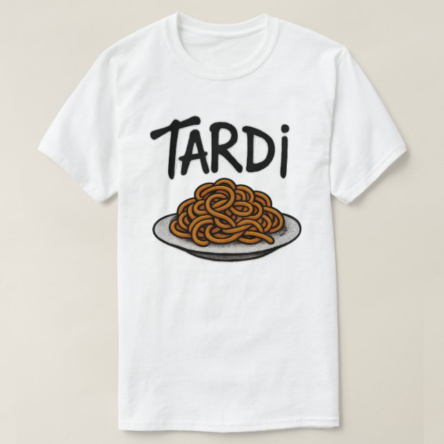 Camiseta Tardi (Frente do Design)