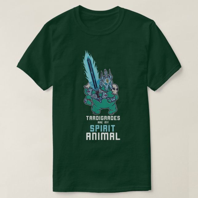 Camiseta Tardigrade Spirit Animal Microbiology Science Wate (Frente do Design)