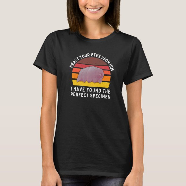 Camiseta Tardigrade The Perfect Specimen Microbiology  Sea  (Frente)