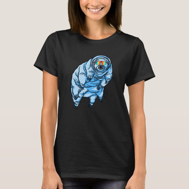 Camiseta Tardigrade Water Bear Blue Redneck Tardigrade (Frente)