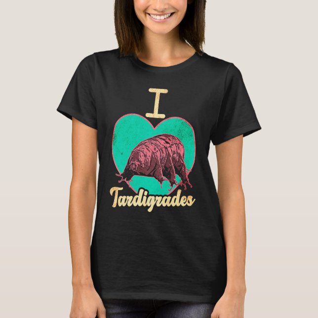 Camiseta Tardigrade Water Bear Moss Piglet Micro Animal Lov (Frente)
