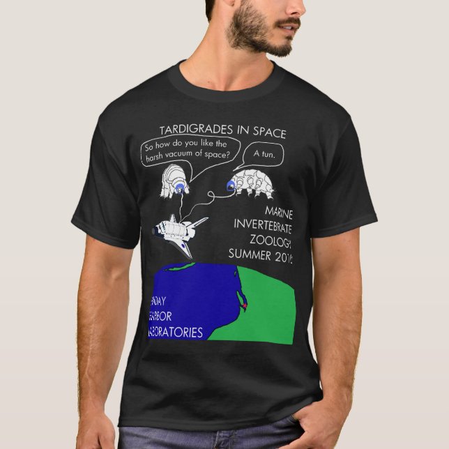 Camiseta Tardigrades no T do espaço (Frente)