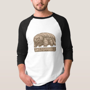 Camiseta Tardígrado Inparável Arte Científica Vintage