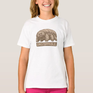 Camiseta Tardígrado Inparável Arte Científica Vintage