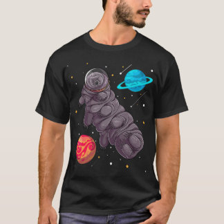 Camiseta Tardígrado No Astronauta Do Urso Espacial Microbio