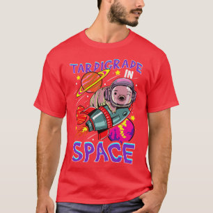 Camiseta Tardígrado No Espaço Do Astronauta Do Urso De Água