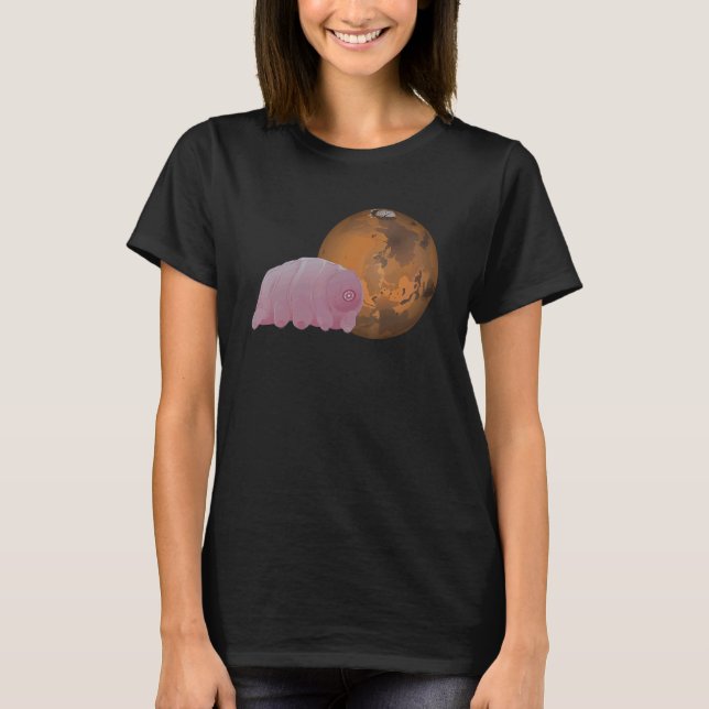 Camiseta Tardígrado No Urso Marítimo Microbiólogo Espacial  (Frente)