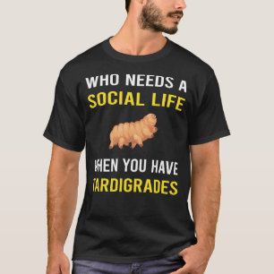 Camiseta Tardigrado Urso de Água Urso de Água Leitão de Mus