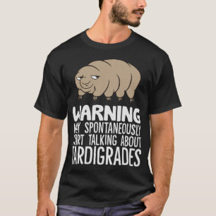Camiseta Tardigrado Urso de Água Urso de Água Leitão de Mus