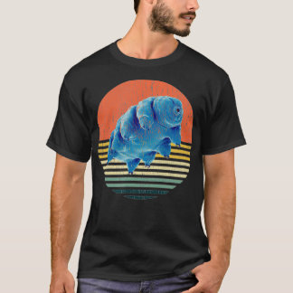 Camiseta Tardigrado Vintage Microbiologia Retrorbiológica D