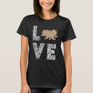 Camiseta Tardigre Love Science Microbiology Water Bear