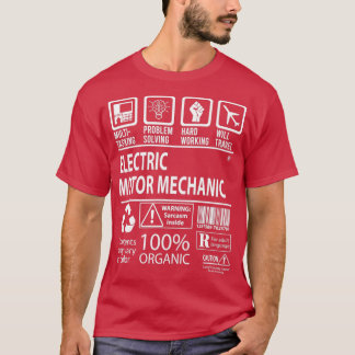 Camiseta Tarefa certificada com multitarefa mecânica de mot
