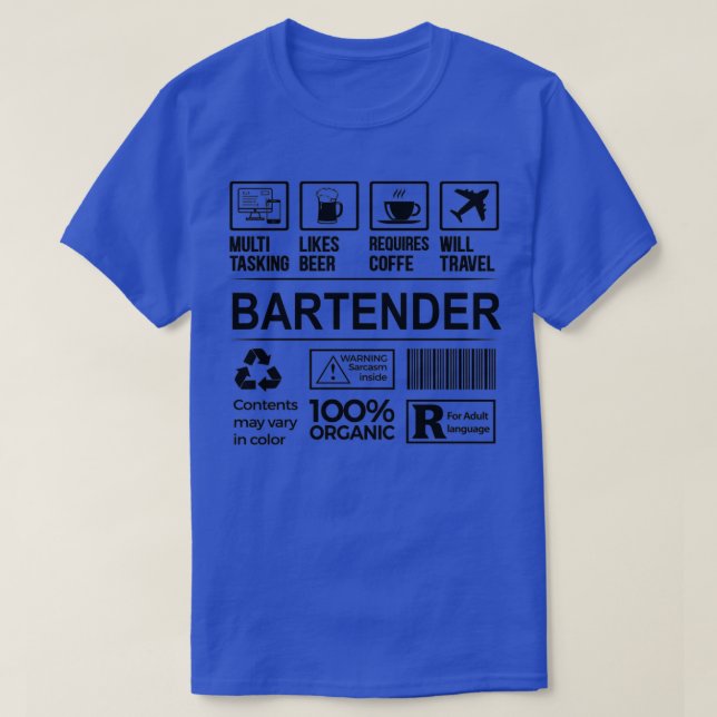 Camiseta Tarefa de Item de Oferta de Tarefa Certificada Mul (Frente do Design)