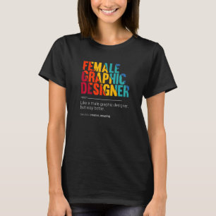Camiseta Tarefa de Tipografia de Definição do Designer Gráf