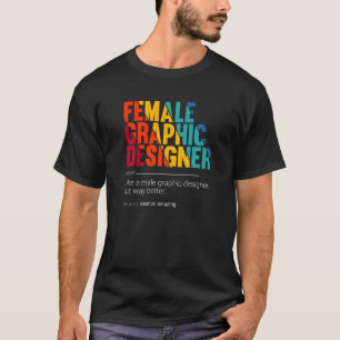 Camiseta Tarefa de Tipografia de Definição do Designer Gráf