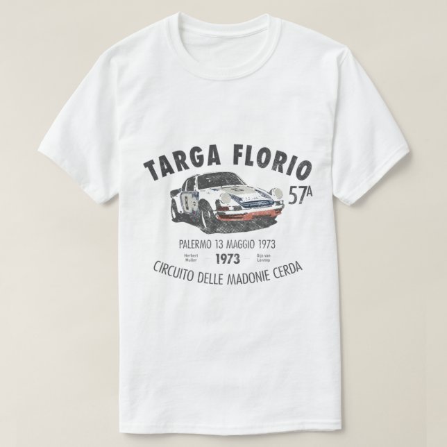 Camiseta Targa Florio 1973 Premium (Frente do Design)