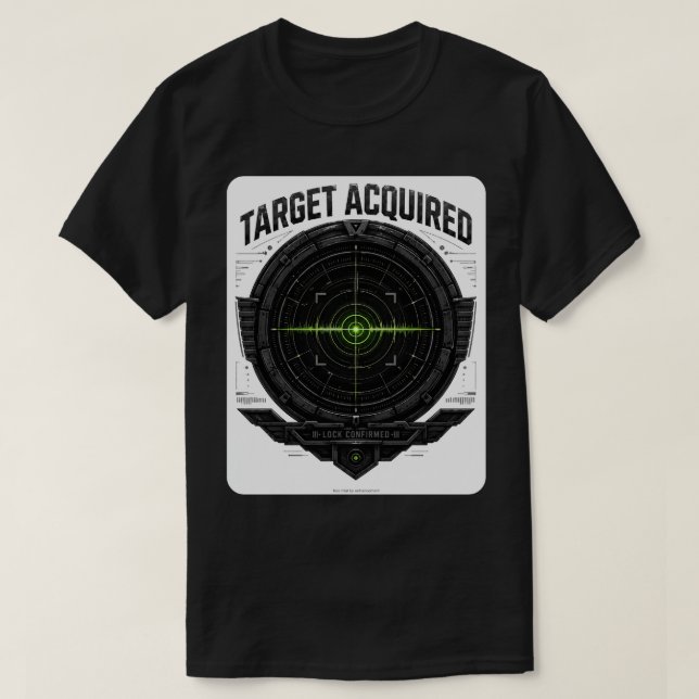 Camiseta Target Acquired Tactical T-Shirt (Frente do Design)