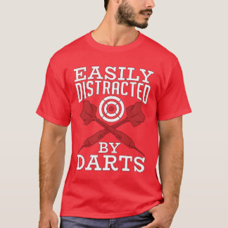 Camiseta Target Sports Easily Distracted By Darts Bullseye