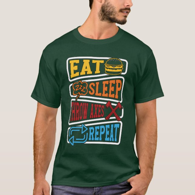 Camiseta Target Sports Eat Sleephrow Aes Shooting Sports bo (Frente)