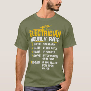 Camiseta Tarifa Elétrica Engraçada