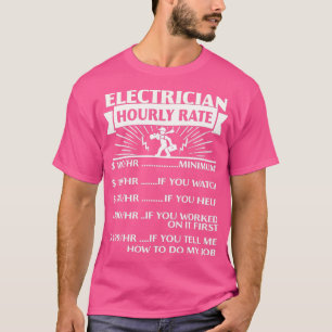 Camiseta Tarifa Horária Eletrônica Oferece Engraçado