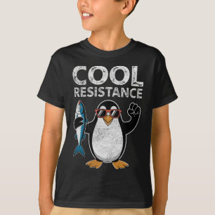 Camiseta Tarifas de Pinguins de Resistência Legal e Sutil P