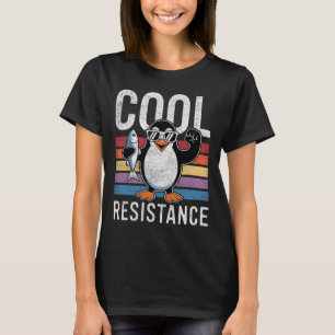 Camiseta Tarifas de Pinguins de Resistência Legal e Sutil P