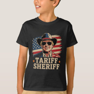 Camiseta Tarifas Trump Tarifa Xerife Presidente Trump Tari