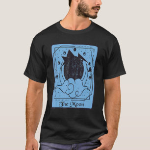 Camiseta Tarot Card A Lua Mística Cartões Místicos Oculta