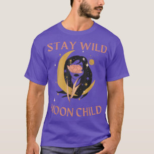 Camiseta Tarot Card Aestética Witchy Celestial Permaneça Se