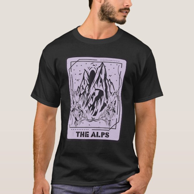 Camiseta Tarot Card Alarga Cartões Místicos Edelweiss Mount (Frente)
