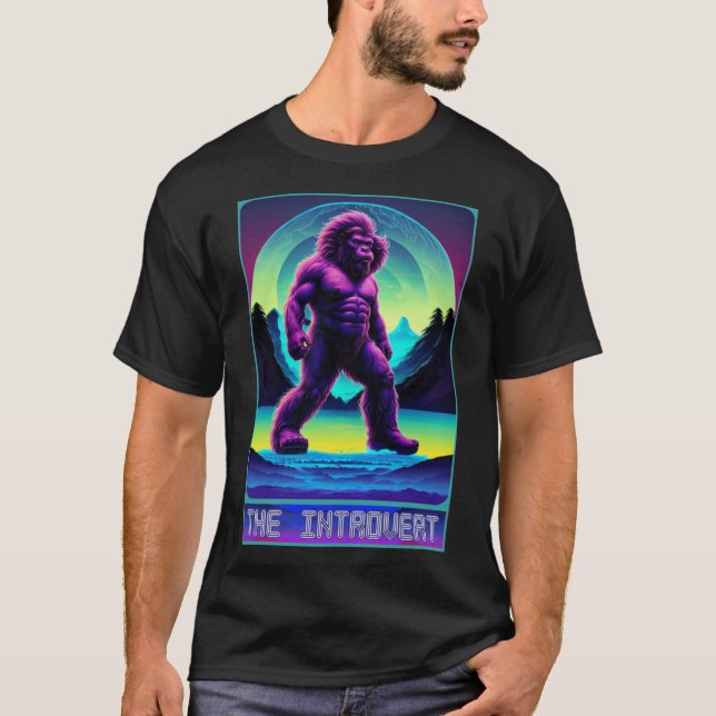Camiseta Tarot Card Bigfoot - O Introdução - Yeti Bigfoot (Frente)