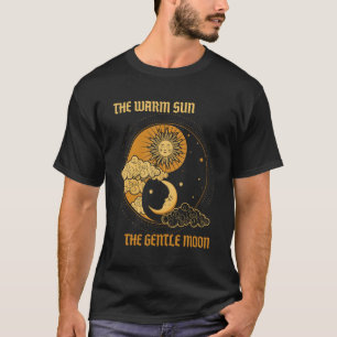 Camiseta Tarot Card Cresce O Sol Quente A Lua Gentil Y